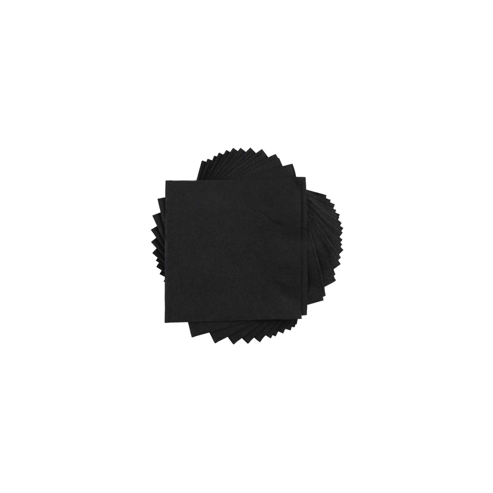 Cocktail Napkins (Black) - Carton of 1000