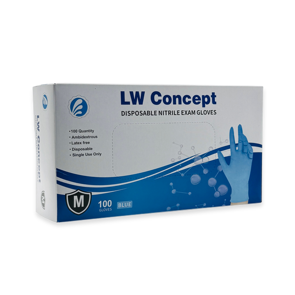 LW Concept 5-Mil Nitrile Exam Glove (Blue) - Case of 1000 – Lovin