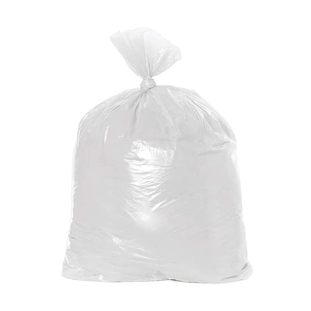 9-17 Gallon, 1.5 Mil Clear Plastic Dust Bin Liner Bags (5-Pack)