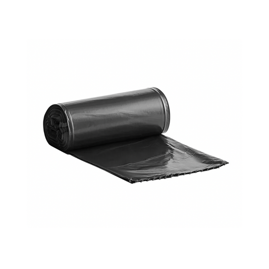 45 Gallon Heavy 1.5 Mil Can Liners (Black) - Carton of 100