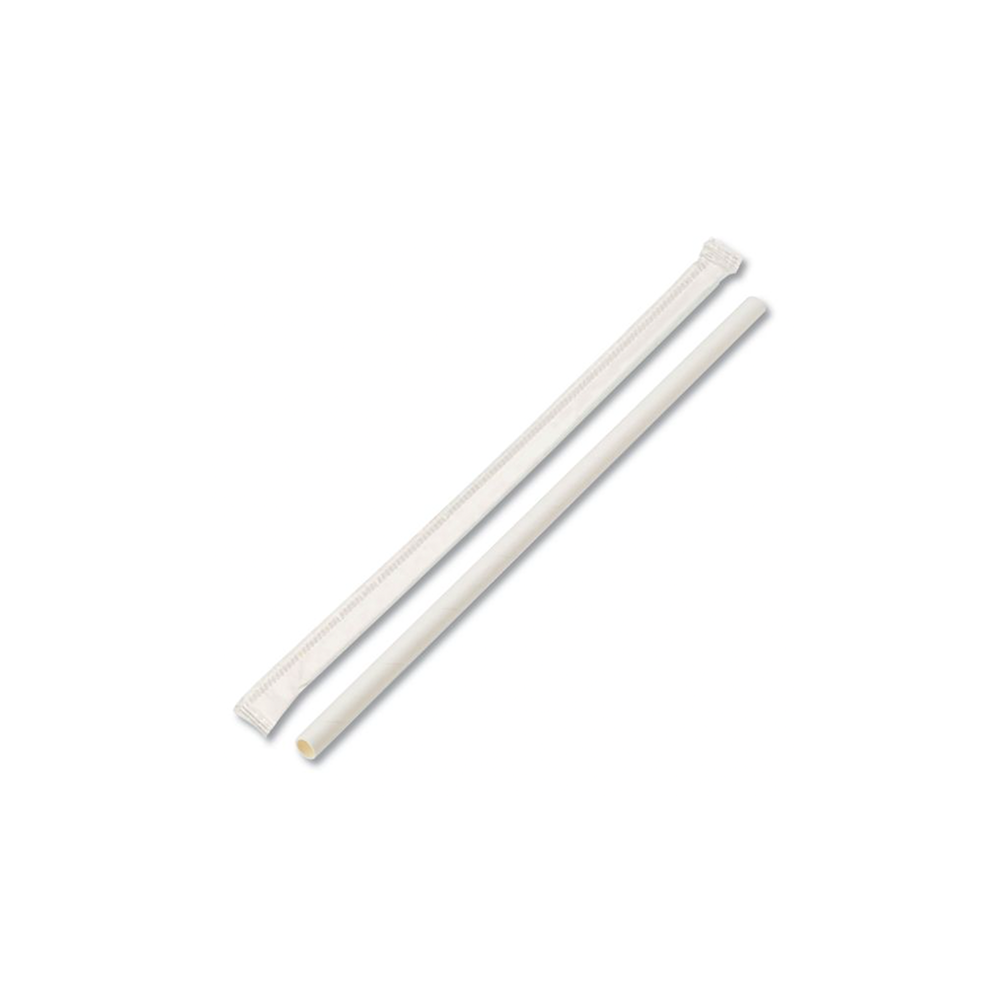 Individually Wrapped Paper Straws - Carton of 2500