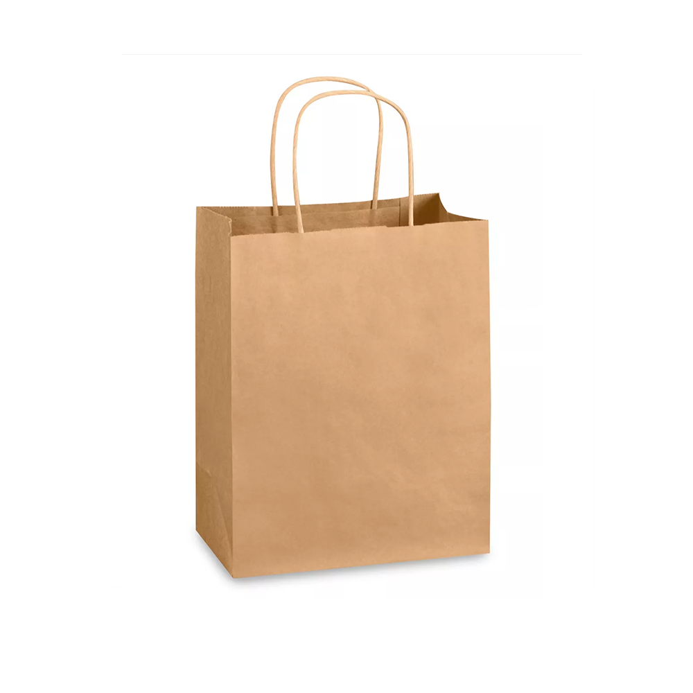 Kraft Shopping Bags - Case of 250